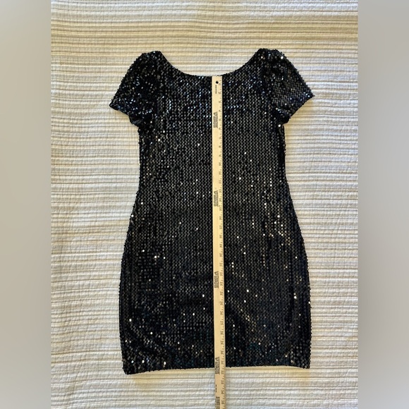 White House Black Market Black Sequin Chem, Style 570275634, Small, NWT - Picture 14 of 14